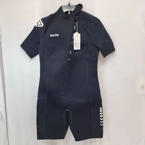 ZCCO Size XL Shorty Wetsuits 3mm Neoprene Womens Front Zipper Diving Suit for Di